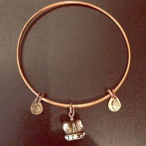 Alex and Ani Queen Crown Charm Bracelet